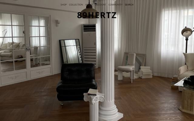 89헤르쯔 사이트 화면