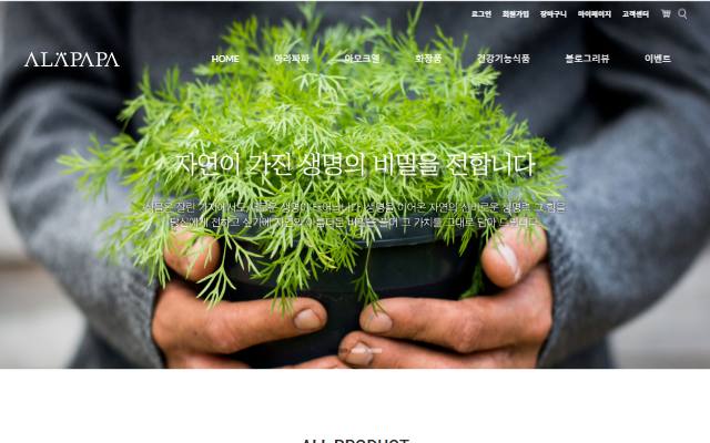 아라파파 사이트 화면
