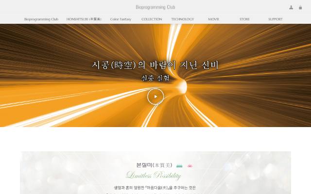 류미에리나 사이트 화면