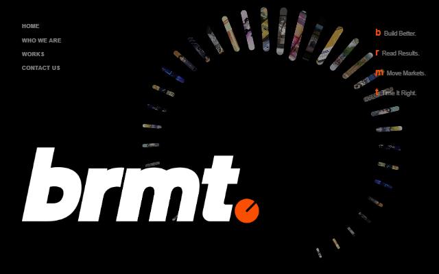 BRMT 사이트 화면