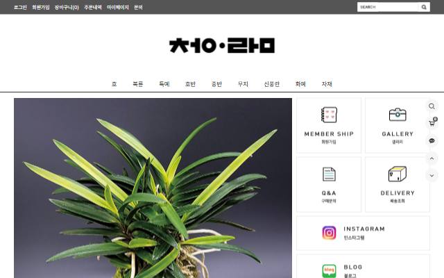 청람 사이트 화면